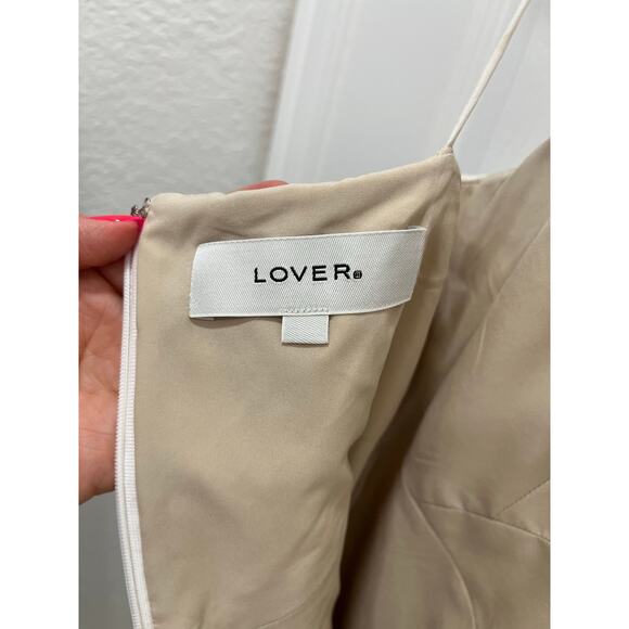 Lover the Label | Rapture White Lace Midi Dress Sz 8 Bridal LWD Occasion Floral - Picture 7 of 16